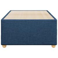 Bedframe zonder matras 90x190 cm stof blauw - thumbnail