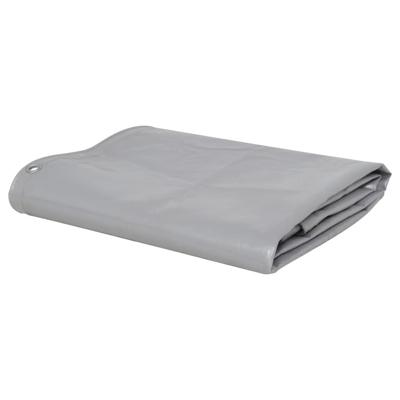 VidaXL Dekzeil 650 g/m² 3x3 m grijs