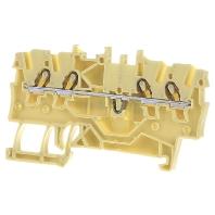 WAGO 2000-1406 Doorgangsklem 3.50 mm Spanveer Geel 100 stuk(s)