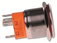 Joy-it BUTTON22B-L-GR BUTTON22B-L-GR Toetsschakelaar 250 V/AC 7 A 1x aan/(uit) Continu Groen (Ø x h) 25 mm x 40.40 mm IP67, IK10 1 stuk(s) - thumbnail