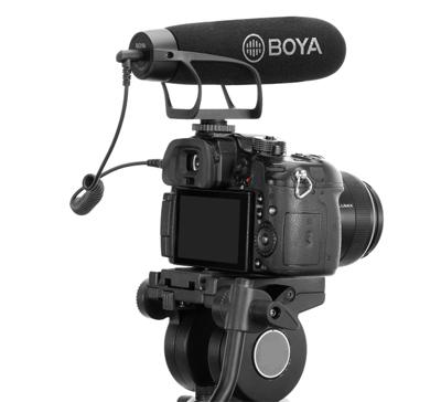 Boya condensator shotgun richtmicrofoon by-bm2021