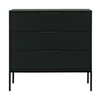 WOOOD Ladekast / Commode 'Adam' kleur Zwart - thumbnail