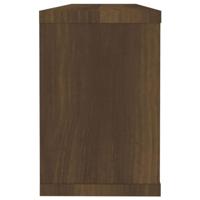 Wandschappen kubus 6 st 60x15x23 cm bewerkt hout bruin eiken - thumbnail