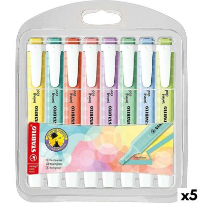 Markeerstift stabilo swing cool 275/8 assorti | 5 stuks Markeerstift stabilo swing cool 275/8 assorti | 5 stuks