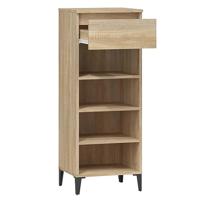 VidaXL Schoenenrek 40x36x105 cm bewerkt hout sonoma eikenkleurig - thumbnail
