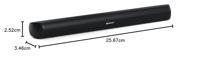 Sharp HT-SB107 soundbar luidspreker Zwart 2.0 kanalen 90 W - thumbnail