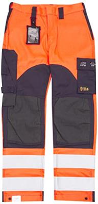 Blåkläder Multinorm inherent werkbroek 15881513 | High Vis Oranje/Marineblauw | Maat 64 - 7330509720868