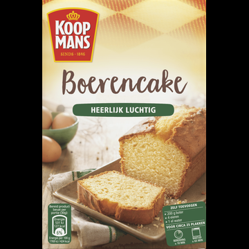 Koopmans Boerencake 400 g bij Jumbo