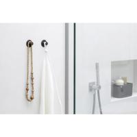 Brabantia ReNew handdoekhaakjes 2 stuks zwart - thumbnail