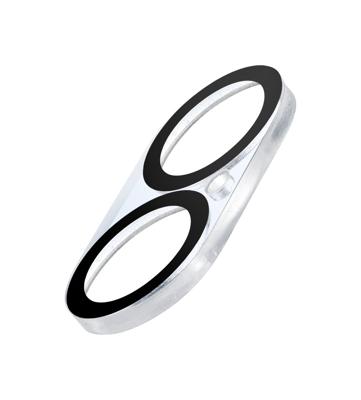 Cellularline Camera Lens Protection CAMERALENSIPH16 Cameraprotector (glas) Apple iPhone 16, iPhone 16 Plus 1 stuk(s) Anti-vingerafdruk, Krasvast