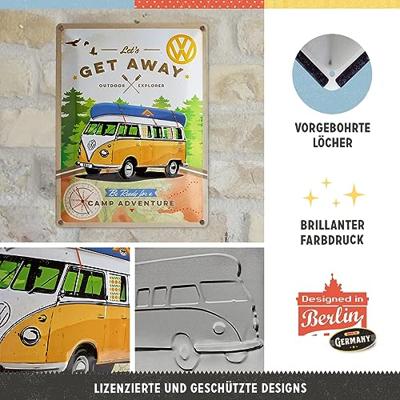 VW Lets Get Away wandplaat