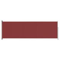 Tuinscherm uittrekbaar 200x600 cm rood - thumbnail