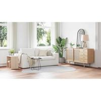 Tapijt HUARTE Grijs 160 x 230 cm Polyester - thumbnail