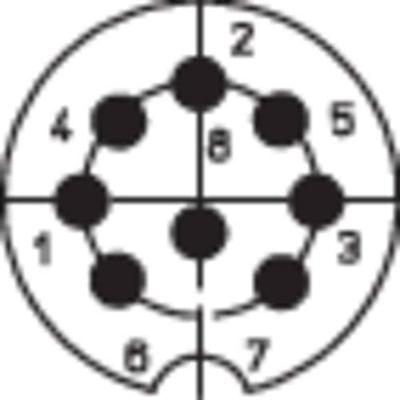 BKL Electronic 0202007 DIN-connector Stekker, recht Aantal polen: 8 Zilver 1 stuk(s) BKL Electronic 0202007 DIN-connector Stekker, recht Aantal polen: 8 Zilver 1 stuk(s)