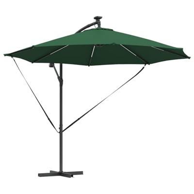 VidaXL Parasol groen 294 x 294 x 248 cm polyester en aluminium VidaXL Parasol groen 294 x 294 x 248 cm polyester en aluminium