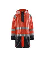 Blåkläder Regenjas High-Vis LEVEL 1 43242000 | High-Vis Rood/Zwart | Maat L - 7330509571187 - thumbnail