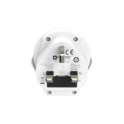 SKROSS World to UK USB, compacte adapterstekker, universele reisadapter, ook geschikt voor krachtige apparaten zoals laptops