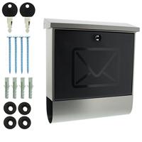 Burg Wächter 65300 Lucenta 2700 Ni Brievenbus RVS RVS Sleutelslot - thumbnail