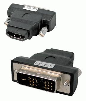Kabel HDMI naar DVI LINDY 41228 Kabel HDMI naar DVI LINDY 41228