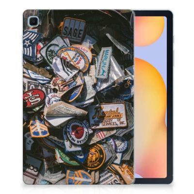 Samsung Galaxy Tab S6 Lite | S6 Lite (2022) Tablet Backcover met foto Badges Samsung Galaxy Tab S6 Lite | S6 Lite (2022) Tablet Backcover met foto Badges