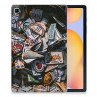 Samsung Galaxy Tab S6 Lite | S6 Lite (2022) Tablet Backcover met foto Badges - thumbnail