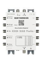 Kathrein EXD 258 Twin Satelliet multiswitch cascade unicable Ingangen (satelliet): 5 (4 satelliet / 1 terrestrisch) Aantal gebruikers: 16 - thumbnail