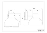 Trio Design wandlampjeElbe groen - 262360115 - thumbnail
