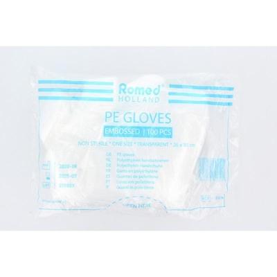 Romed Polyester handschoen ruw 100 Stuks