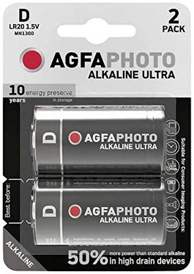AgfaPhoto Ultra LR20 D batterij (mono) Alkaline 1.5 V 2 stuk(s)