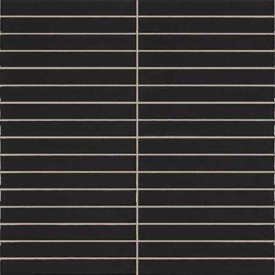 Pencil Kromo Black mozaiektegel 35x35cm