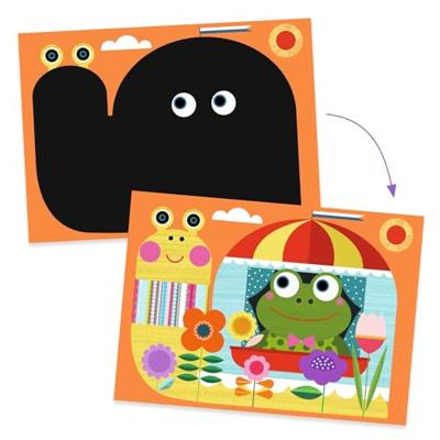 Kraskaarten - Leuk om te ontdekken - DJECO meerkleurig