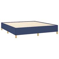 Boxspringframe stof blauw 180x200 cm - thumbnail