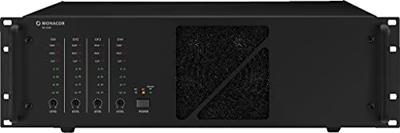 Monacor PA-4240 PA-versterker 240 W 4-kanaals