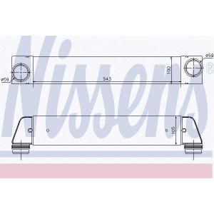 Interkoeler, tussenkoeler 96607 Interkoeler, tussenkoeler 96607