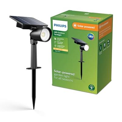 Philips LED 929004632501 Ashlyn Staande lamp op zonne-energie LED LED vast ingebouwd 1.4 W Zwart