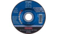 PFERD TOOLS EH 115-1,6 CERAMIC SGP STEEL 61300115 Doorslijpschijf gebogen 115 mm 25 stuk(s) Staal - thumbnail