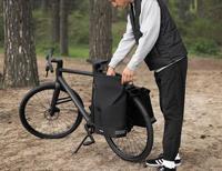 Gerecyclede dubbele fietstas Urban Proof Rolltop 38 liter 30 x 15 x 42 cm - zwart - thumbnail