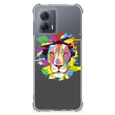 Motorola Moto G53 Stevig | Bumper Hoesje | Lion Color Motorola Moto G53 Stevig | Bumper Hoesje | Lion Color