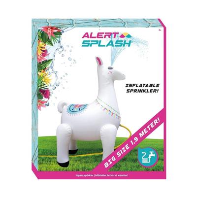 Alert Splash Opblaasbare Alpaca Sproeier 190x160x80 cm Alert Splash Opblaasbare Alpaca Sproeier 190x160x80 cm