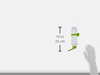 TRIXIE DRINKFLES KUNSTSTOF MET SCHROEFBEVESTIGING ASSORTI 500 ML 3 ST - thumbnail