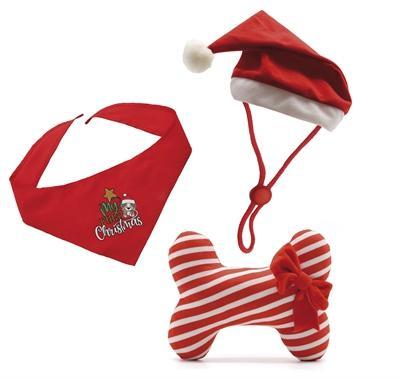 CROCI XMAS MY FIRST CHRISTMAS DOG SET MUTS / BANDANA / BOT CROCI XMAS MY FIRST CHRISTMAS DOG SET MUTS / BANDANA / BOT