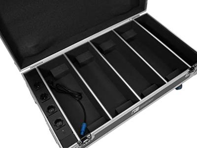 Roadinger ROADINGER Flightcase 4x AKKU BAR-6 QCL