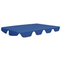 VidaXL Vervangingsluifel voor schommelbank 150/130x105/70 cm blauw - thumbnail