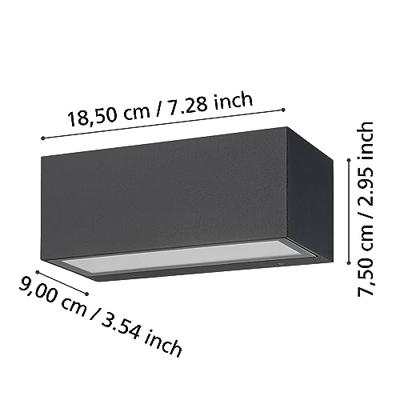 Eglo Led downlighterSpongano langwerpig - 900885
