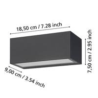 Eglo Led downlighterSpongano langwerpig - 900885 - thumbnail