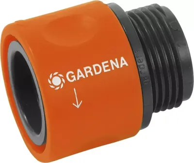 GARDENA slangstuk voor wasautomaten 26,5 mm (g 3/4") (oranje/grijs, 2917-20)