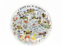 Blond Amsterdam ontbijtbord aardewerk amsterdam 22x2.5cm multi - thumbnail