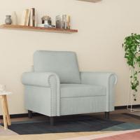 Fauteuil 60 cm fluweel lichtgrijs - thumbnail