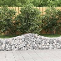 Schanskorven 8 st gewelfd 200x50x40/60 cm gegalvaniseerd ijzer - thumbnail
