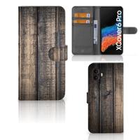Samsung Galaxy Xcover 6 Pro | Book Style Case | Steigerhout - thumbnail